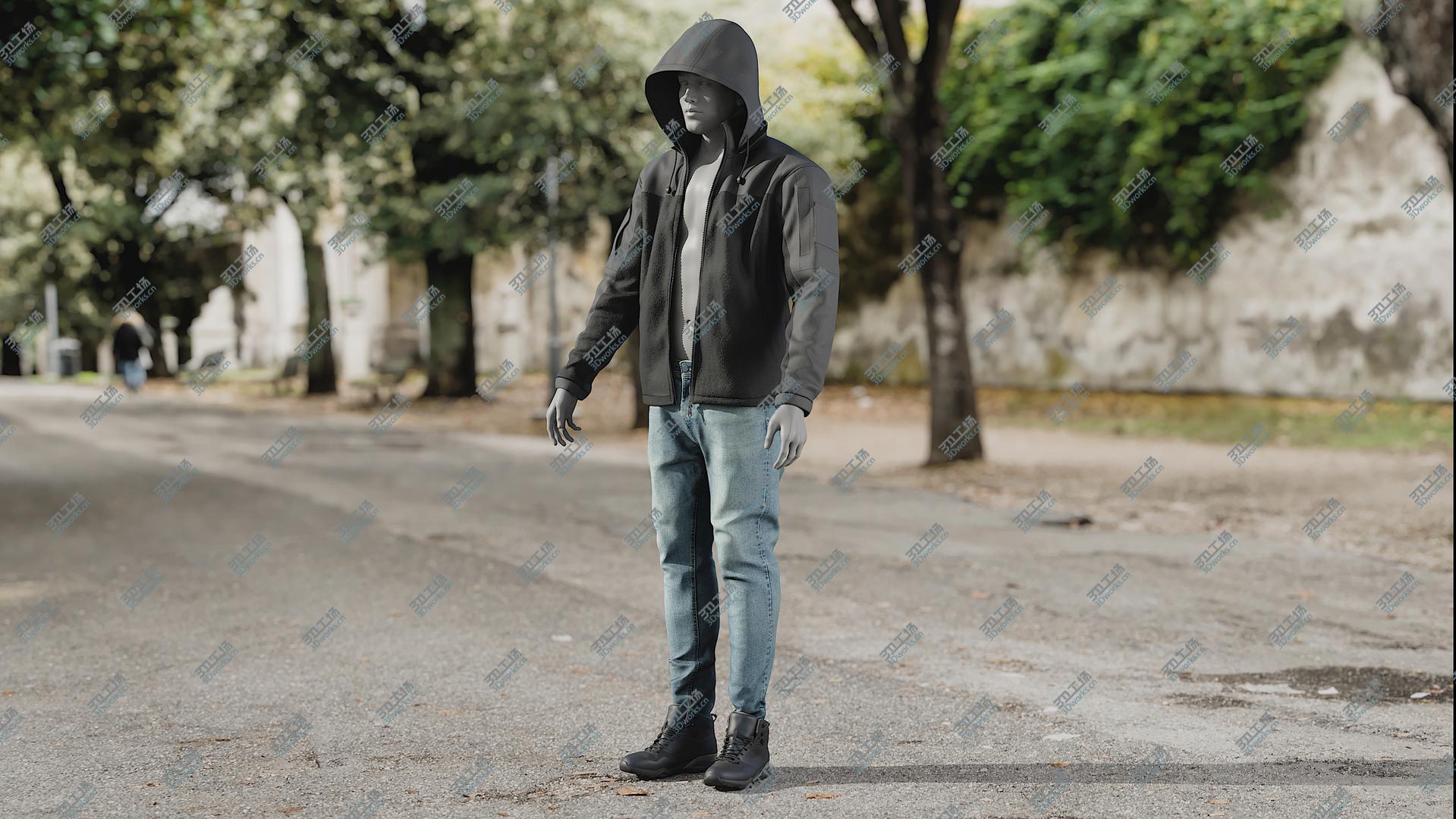 images/goods_img/20210313/Men's Jeans Jacket with Boots 3D/2.jpg